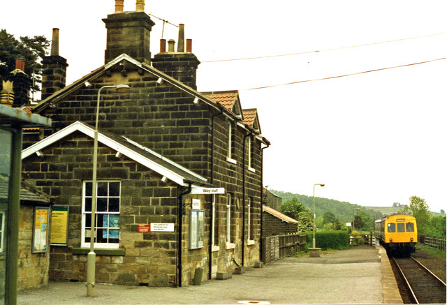 Castleton Moor station, 1988