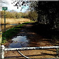 No motorcycles or horses allowed on this cycle route in  Rogerstone, Newport  