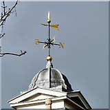 SJ8989 : St Thomas' Hospital cupola and weather vane by Gerald England