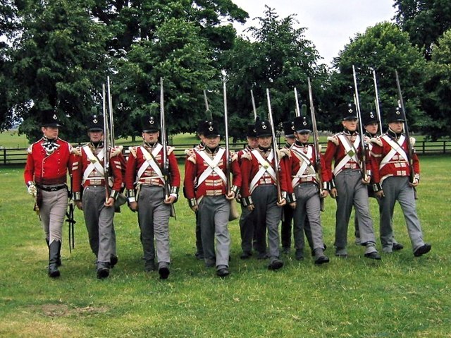 Redcoats at Raby Castle © Jeff Buck cc-by-sa/2.0 :: Geograph Britain ...