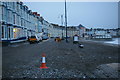 Aberystwyth, Marine Terrace: after the storm