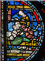 TR1557 : Stained glass window (s.VI), Canterbury Cathedral by Julian P Guffogg