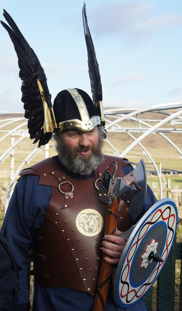 Uyeasound Up Helly Aa Guiser Jarl at... © Mike Pennington cc-by-sa/2.0 ...