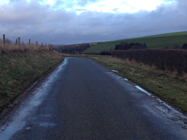 Minor road near Kirkton of Auchterless