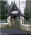 Lych gate to Mitford Church