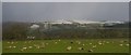 View from the railway towards Long Length, Caersws