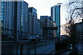 Birmingham: Suffolk Street Queensway, morning rush-hour