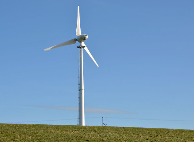 Wind turbine, Islandmagee - February... © Albert Bridge :: Geograph Ireland