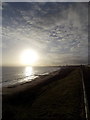 SZ1291 : Southbourne: sunny view over Poole Bay by Chris Downer