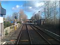 View towards level crossing, Kingston Park station