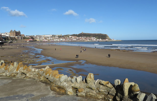 South Bay, Scarborough at low tide