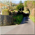 Well Lane passes Springfield House, Llanvair Discoed