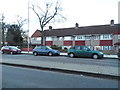 Terrace of houses on Whitefoot Lane