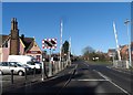 Woburn Sands  station and level crossing