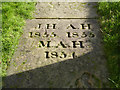 Gravestone in St Mary