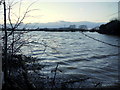 Flooded meadows near The Leigh