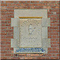 Stone plaque on terraced houses