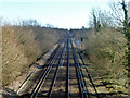 Railway looking towards Staplehurst