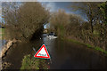 River flowing down Hensting Lane