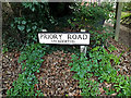 TM4289 : Priory Road sign by Geographer