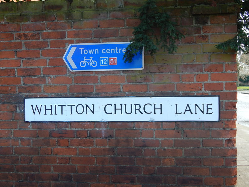 The start of Whitton Church Lane at Old... © Hamish Griffin Geograph