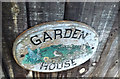 Garden House sign