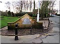 Plaque at Mary Stevens Park, Stourbridge