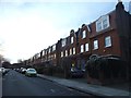 Terraced housing on Aberdare Gardens