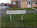 Fircroft Road sign