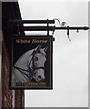 White Horse name sign, Mitcheldean