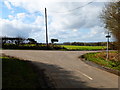 Junction of lanes near Mill Mound