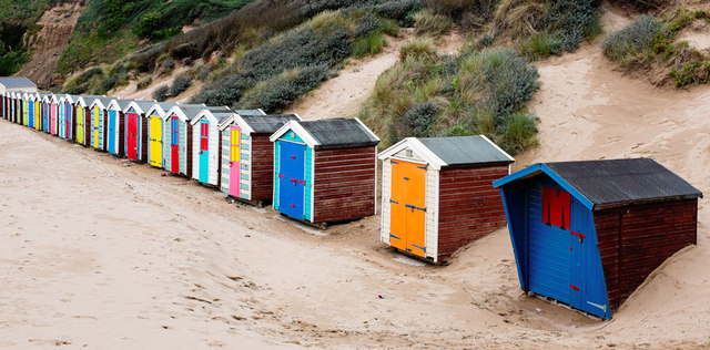 Beach huts, Saunton Sands