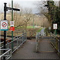 Notices near Fernhill level crossing