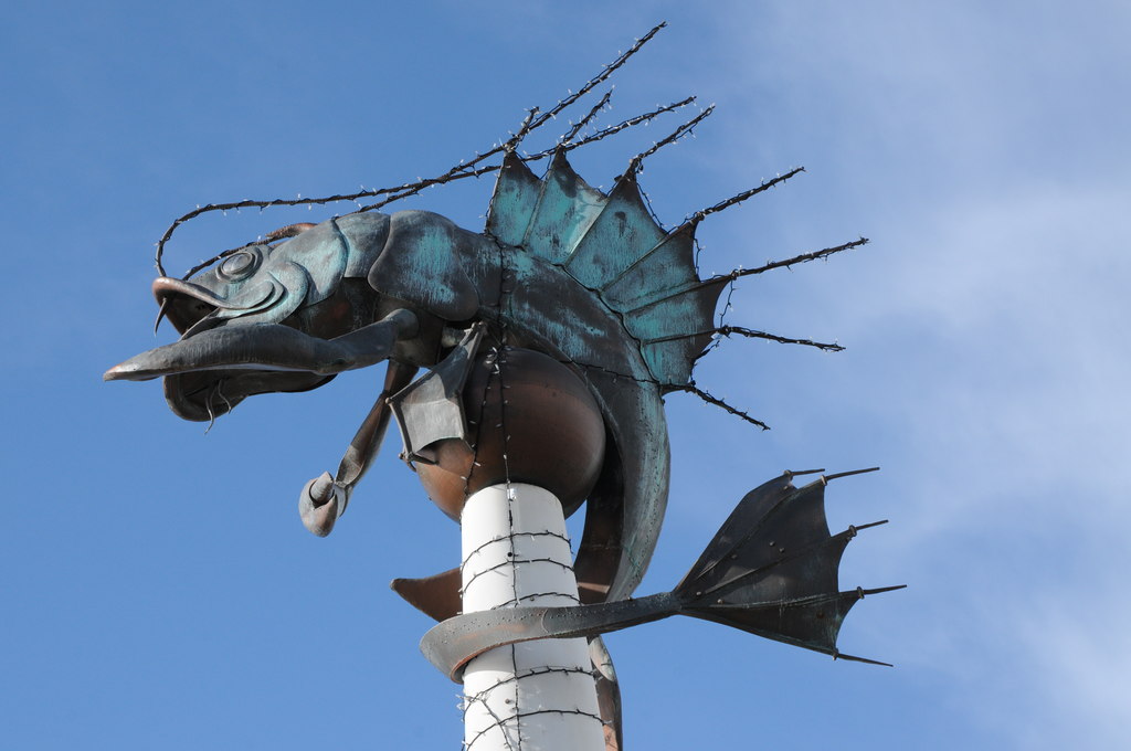 The Fish Sculpture Sutton Harbour © Philip Halling Cc By Sa20