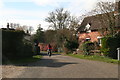 Mill Lane, just after the old railway crossing