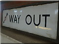 Way Out at Kilburn Underground Station