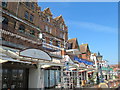 The Royal Temple Yacht Club and terrace above Marine Parade, CT11