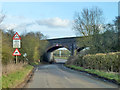 Railway bridge over road to Winslow