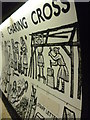 TQ3080 : Artwork, Charing Cross Underground Station by Robin Sones