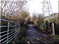 Lane above Blaencwmboi Villas, Abercwmboi