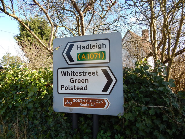 Signs at junction at Calais Street