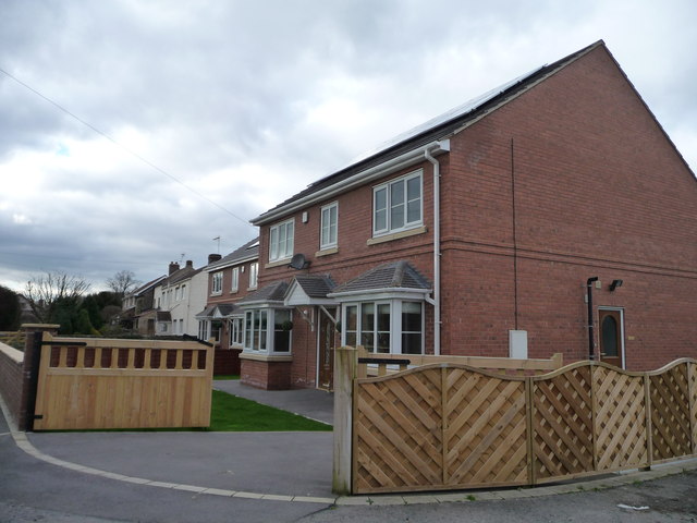 New houses, north side, Cobcroft Lane