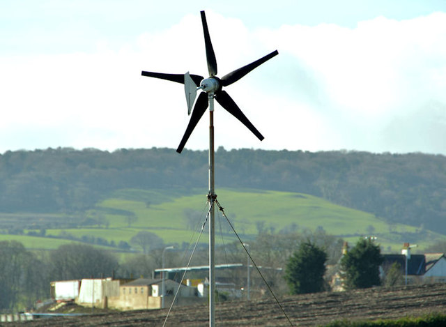 Wind turbine near Crawfordsburn