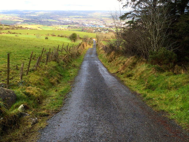 Road at Corrinshigo © Dean Molyneaux :: Geograph Ireland