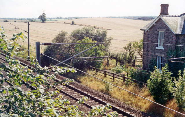 Site of Danby Wiske station, ECML 1991