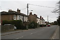 Houses on the A1104 near the old Alford Station