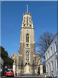 TR3865 : The Church of St. George The Martyr, Church Hill / Broad Street, CT11 - tower by Mike Quinn