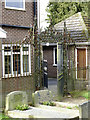SK2327 : Churchyard railings and gate by Alan Murray-Rust
