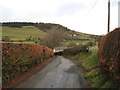 The lane near Pwll-pridd