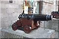 Cannon outside Pembroke Town Hall